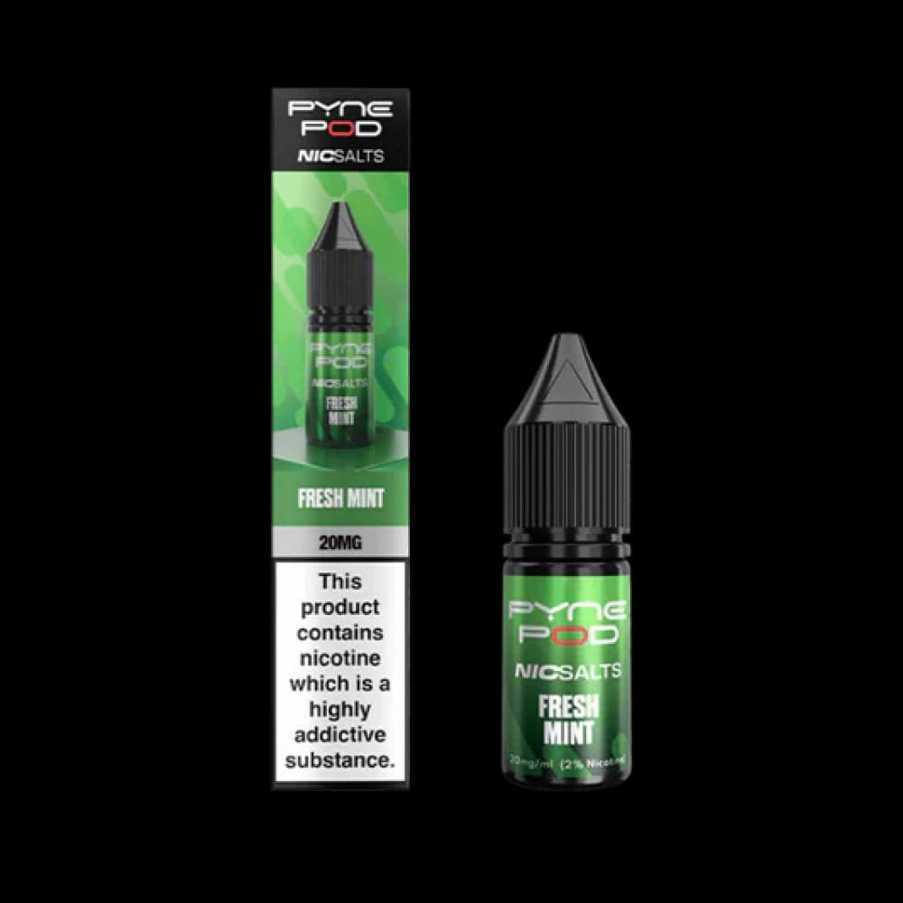  Fresh Mint / 10mg Pyne Pod Nic Salts 10ml E-liquid Box of 10