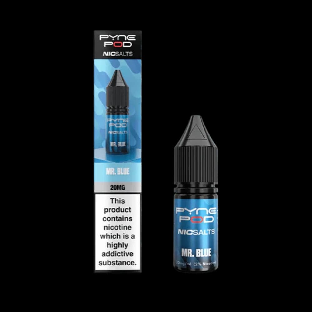  Mr Blue / 10mg Pyne Pod Nic Salts 10ml E-liquid Box of 10