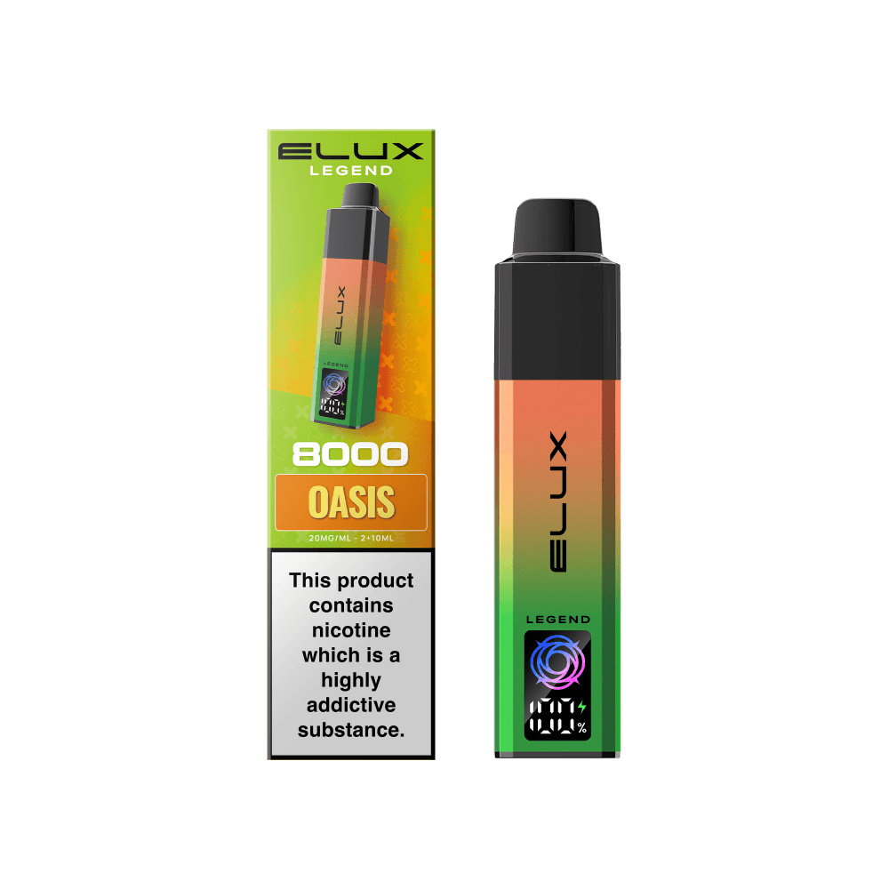  Oasis Elux Legend 8000 Pod Vape Kit Box of 5