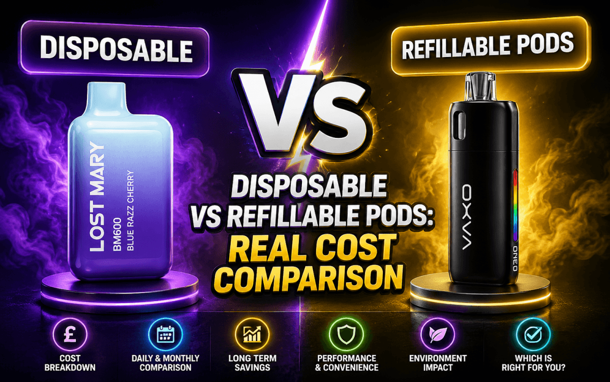 Disposable vs Refillable Pods: Real Cost Comparison